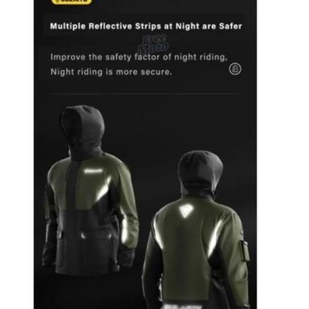 Jaket Motor Sulaite SLT0904 Moge Jas Motor Jas Hujan Raincoat Terlaris