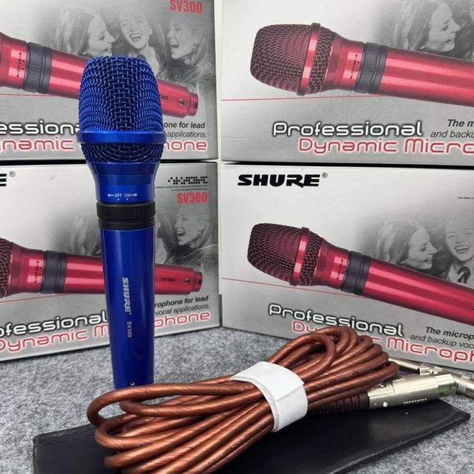 Mic Kabel Shure Sv300 Profesional Mic Kabel Garansi