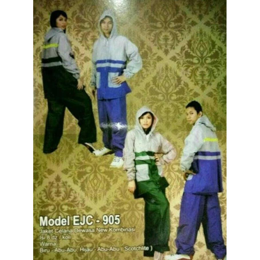 jas hujan setelan dewasa elmondo