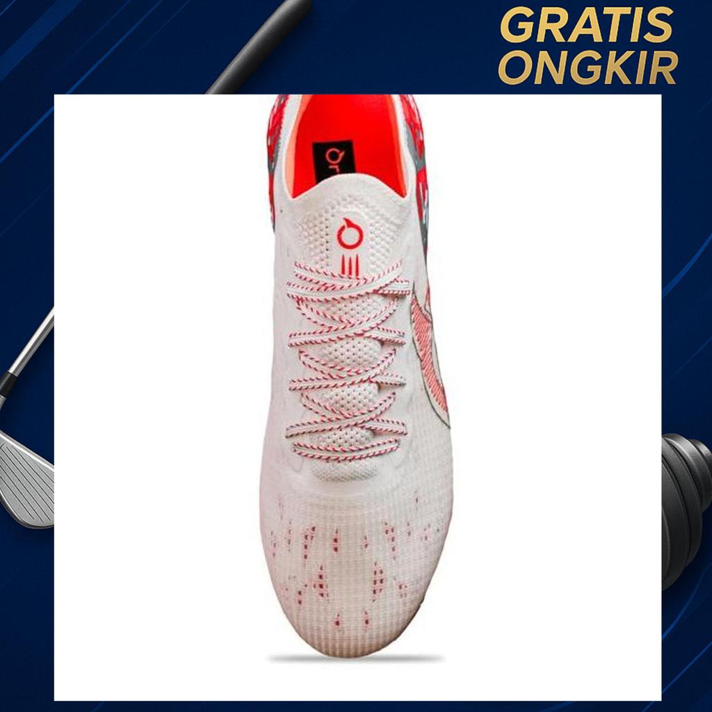Sepatu Bola Ortuseight X Rank Sports Catalyst Liberte V4 Fg Se - White/Ortred/Grey