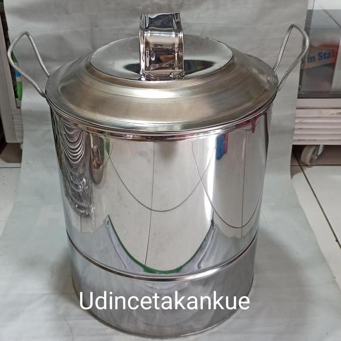 dandang kukusan tong nasi stainless uk35cm