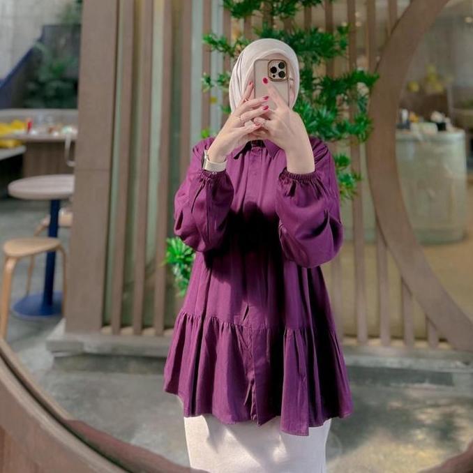 Arsya Blouse Rayon Twill Polos