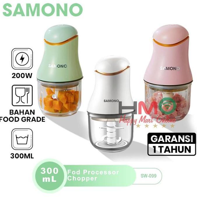 Chopper Samono Food Processor Mini Portable Blender SW099 SW-099
