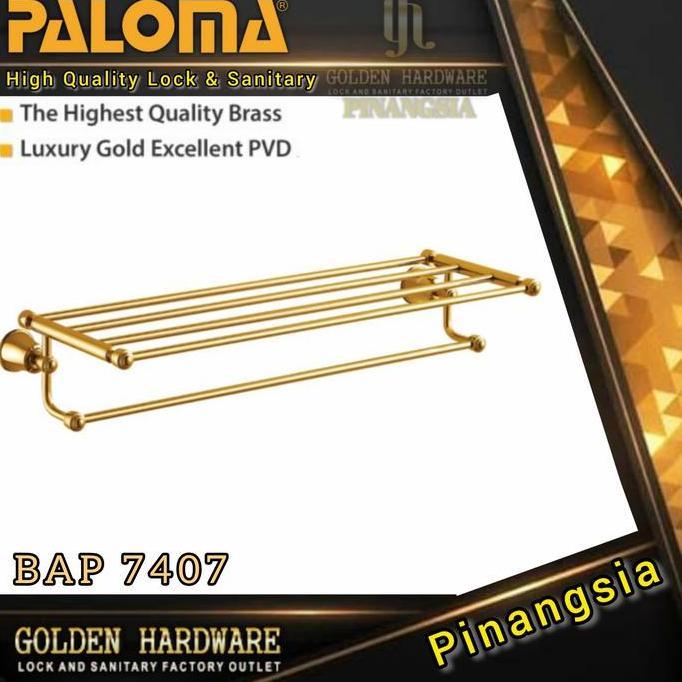 PALOMA BAP 7407 Gantungan Rak handuk Towel Shelf Luxury GOLD murah