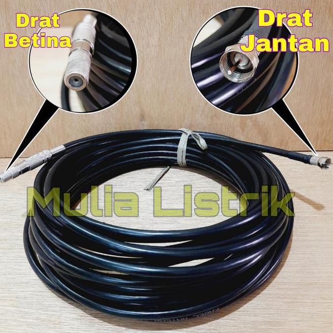 Sambungan kabel antena jadi sambungan panjang kabel antena drat