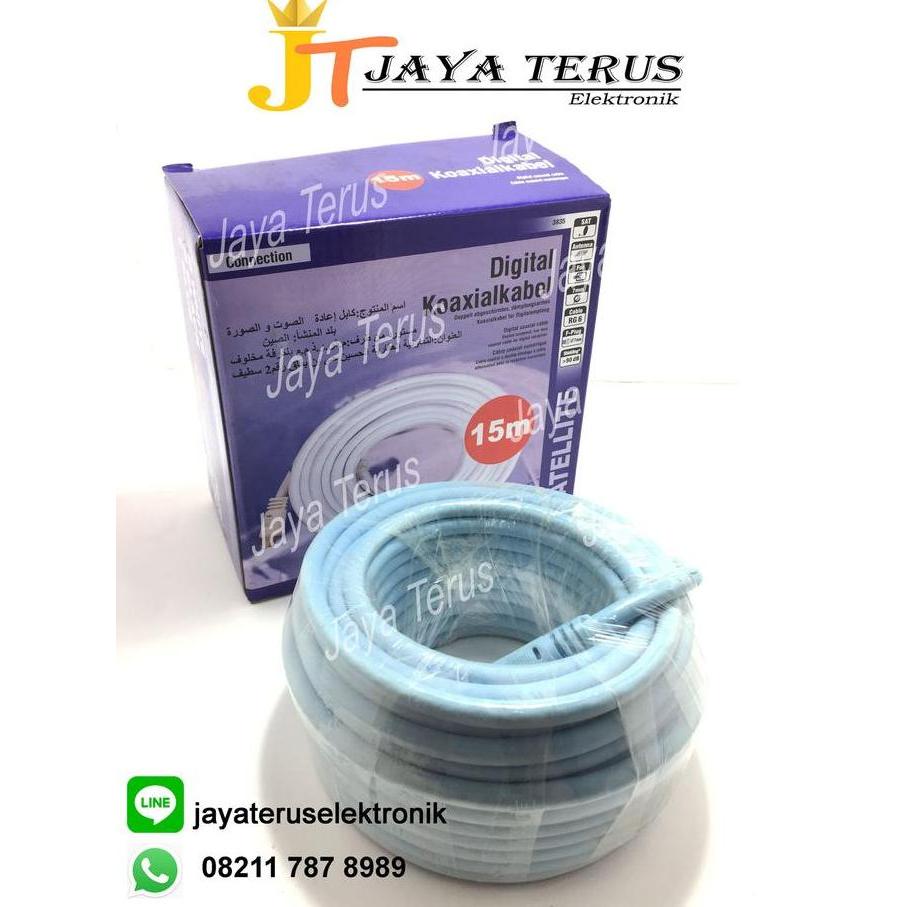 Kabel antena TV 15 meter/ kabel antena