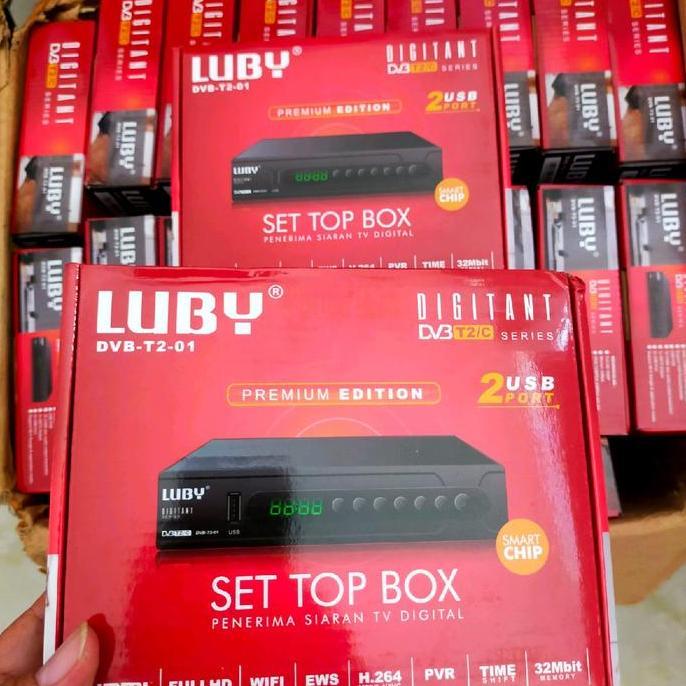 STB luby T2-01 dvb-T2/C SIARAN Digital