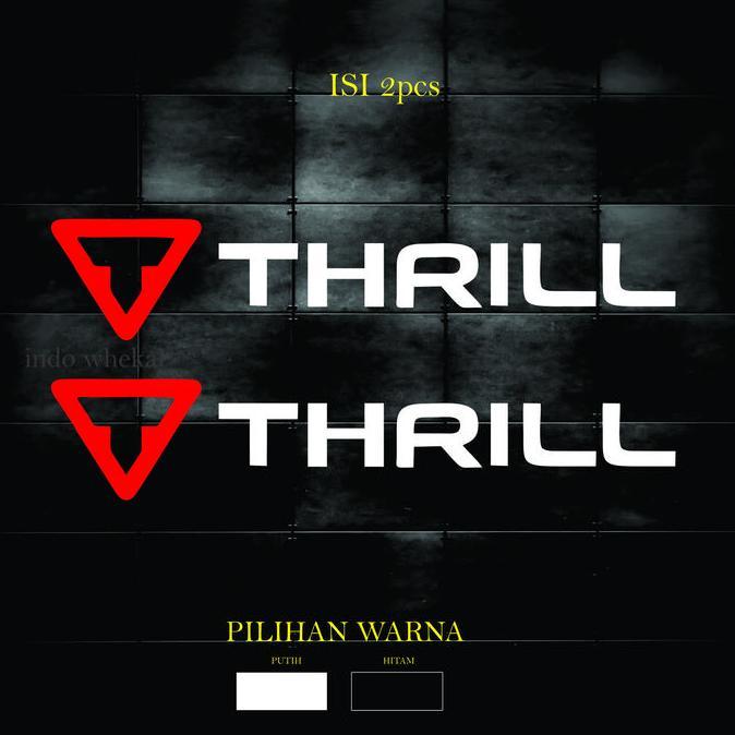 STIKER / CUTTING STICKER THRILL BIKE / SEPEDA