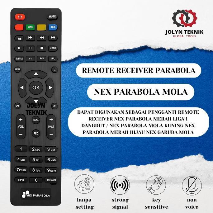 REMOTE NEX MOLA RECEIVER PARABOLA KUNING MERAH HIJAU GARUDA G1 G2