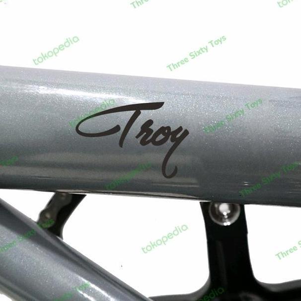 Cutting Sticker Sepeda Troy Frame Vinyl Oracal