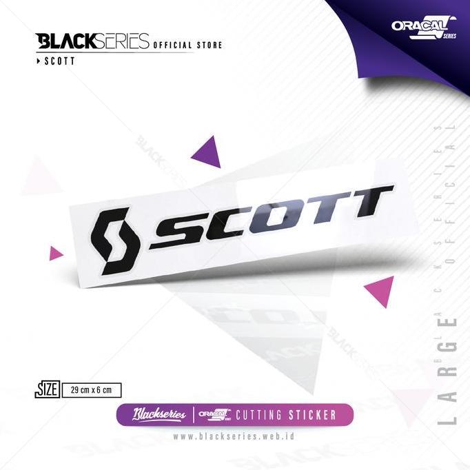 Cutting Sticker Sepeda Scott 02 Logo Besar | Stiker sepeda | Scott