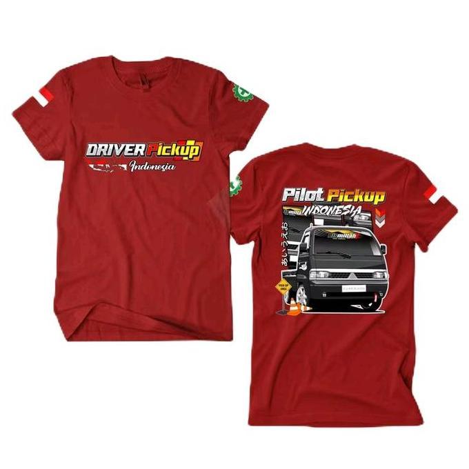 Kaos driver pickup Indonesia // Kaos T-shirt Pilot Pickup Indonesia // KAOS DRIVER PICKUP COD