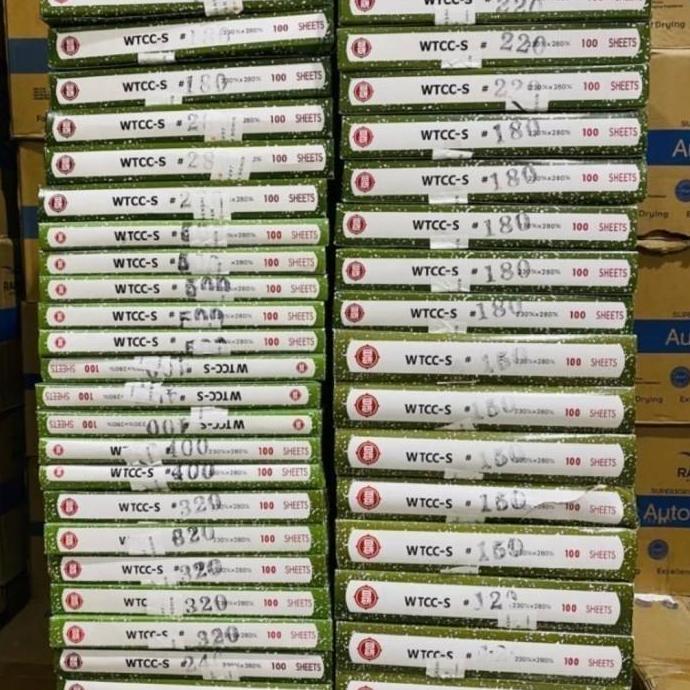 amplas nikken eceran #280 / amplas nikken waterproof Japan ORIGINAL nikken abrasive paper