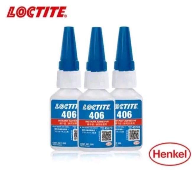 Lem Loctite 406 Lem Plastik Karet 20Gr
