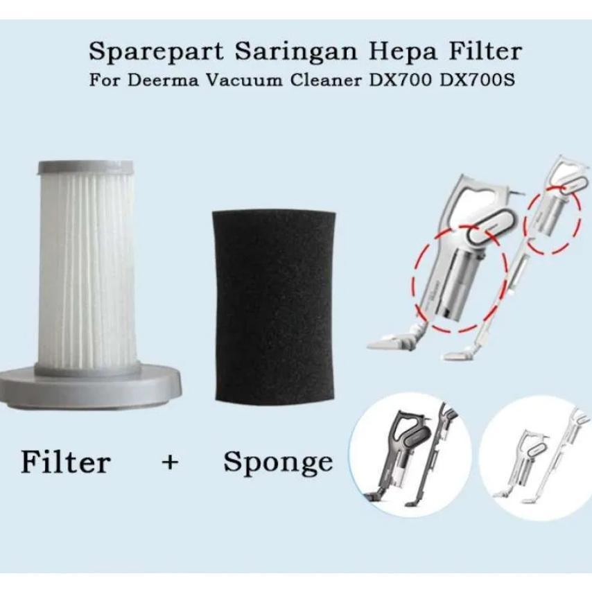 Hepa Filter Deerma Vacum Cleaner Derma DX810 DX700S Part Saringan Debu