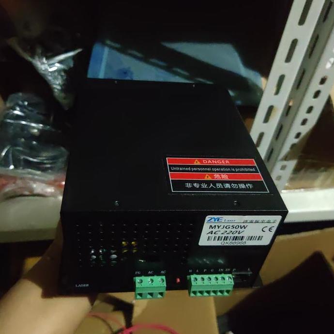 Diskon Power Supply Laser Co2 50W Power Supply Mesin Laser Co2 50W