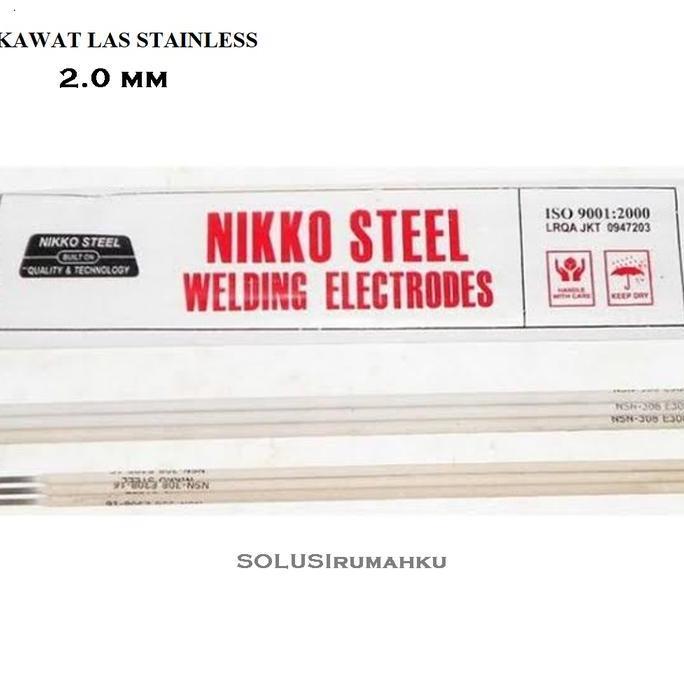 Per Kilo Kawat Las Stainless 2.0 NIKKO STEEL NSN 308 Elektroda 2.0