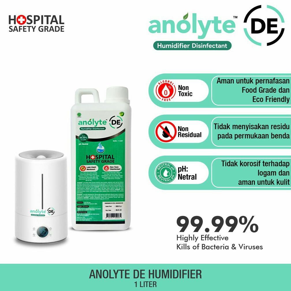 Disinfektan Humidifier diffuser Air Purifier Airborne Disinfectant  1 Liter AnolyteAnolyte DE HU