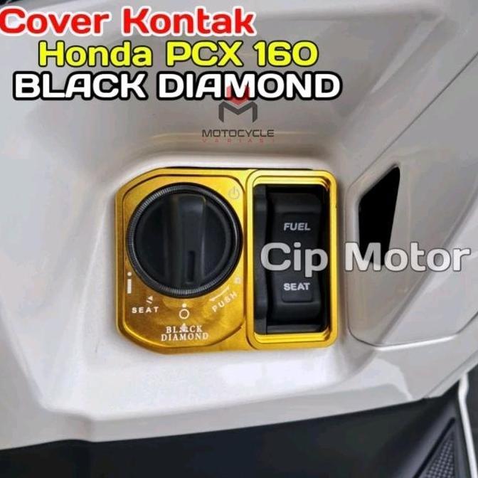 DI159 - Cover Kunci Kontak Vario PCX 160 ADV 160 BLACK DIAMOND Aksesoris