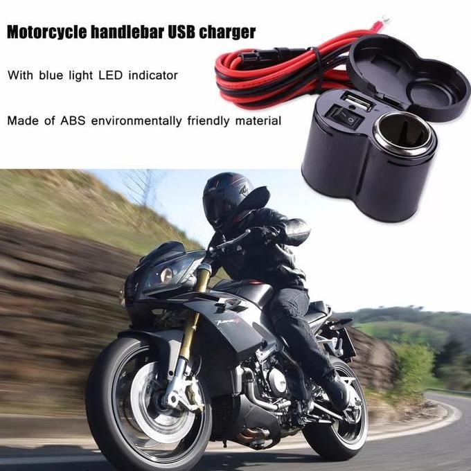 DY57 - Charger Motor With Lighter Waterprooft - Charger Stang Motor 3016