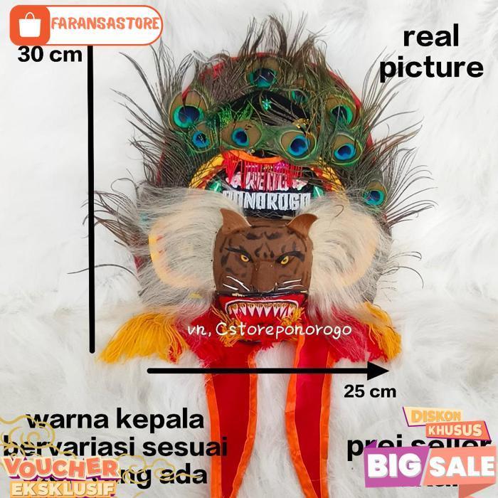 Reog Asli 30 Cm / Reog Anak / Reog Asli / Reog Ponorogo / Reog / Ponorogo / Barongan / Devil / Ganon