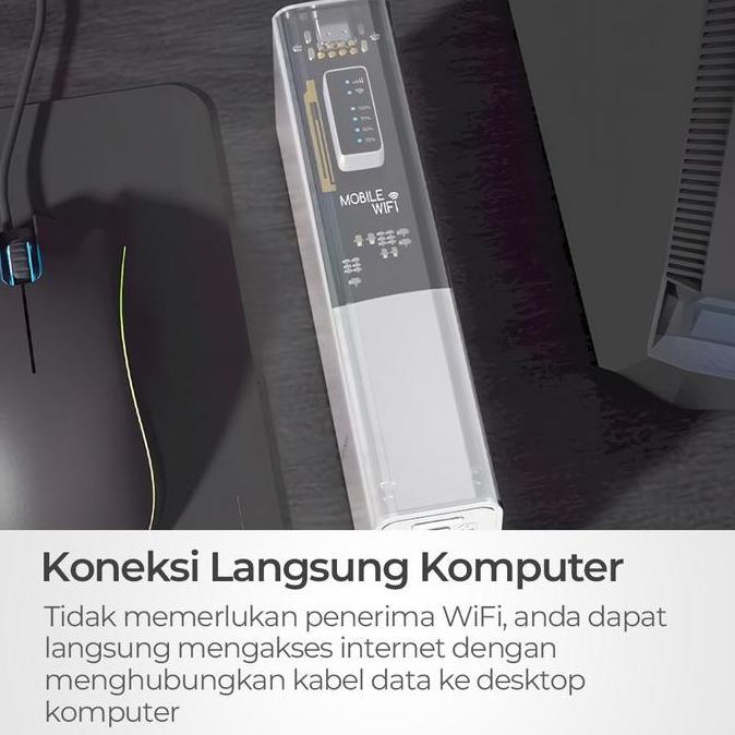 Banivestiwall - Hi Net Mf932 Portable Power Bank Router Wifi 150Mbps 8000Mah - All Operator Support