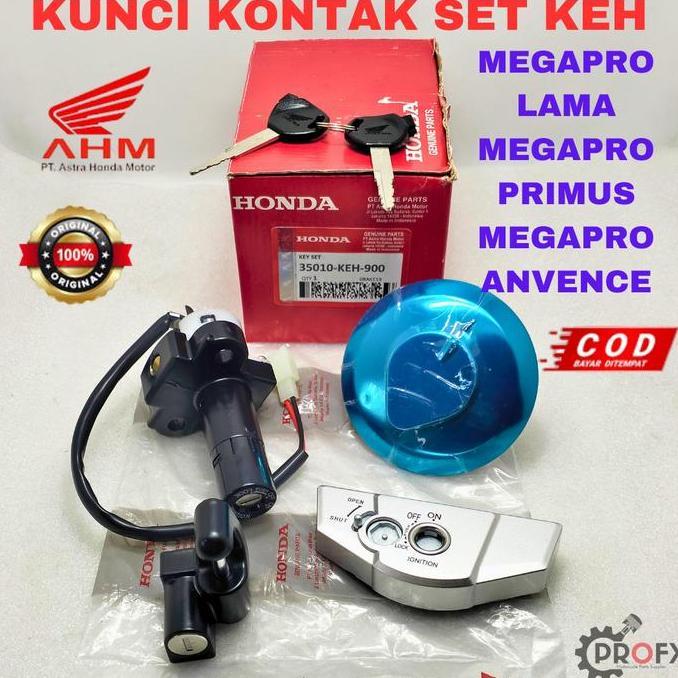 DI112 - KUNCI KONTAK SET HONDA KEH MEGAPRO LAMA/OLD MEGAPRO PRIMUS MEGAPRO ANVANCE KUALITAS ORIGINAL