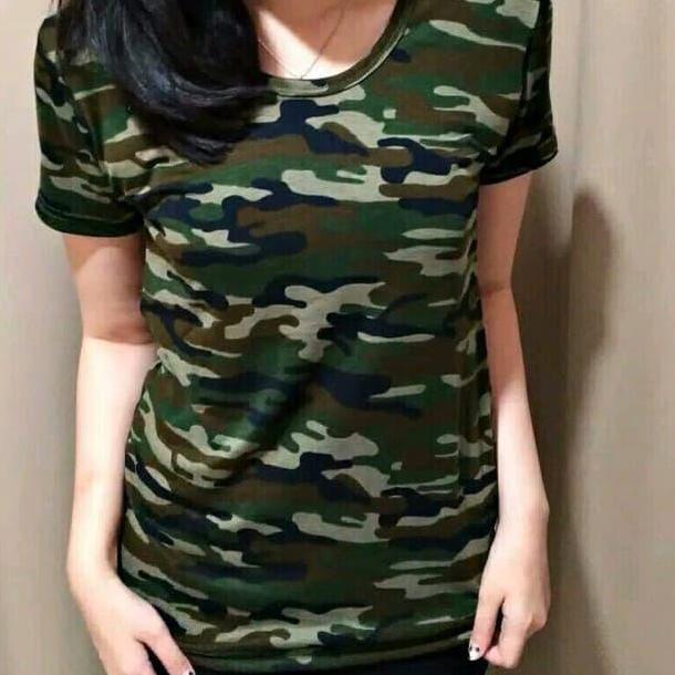 DY61 - BAJU KAOS CASUAL WANITA ARMY ERIN A/ B