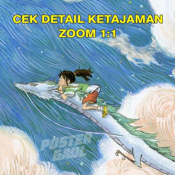 Poster Prima Reproduksi SPIRITED AWAY (VERSI CHINA) #TOS25 - 68x100 cm