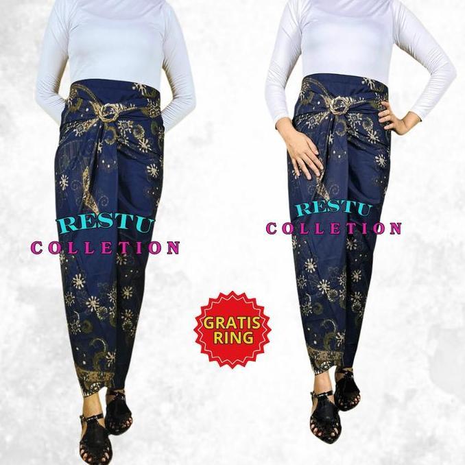 DI70 >> Rok Lilit Warp Skirt Serut Songket Jumputan Batik Panjang Wanita Bawahan Kebaya Kondangan Ni