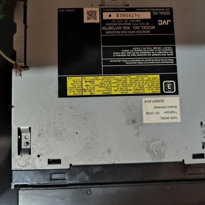 Headunit Double Din JVC Outlander AV 70BT