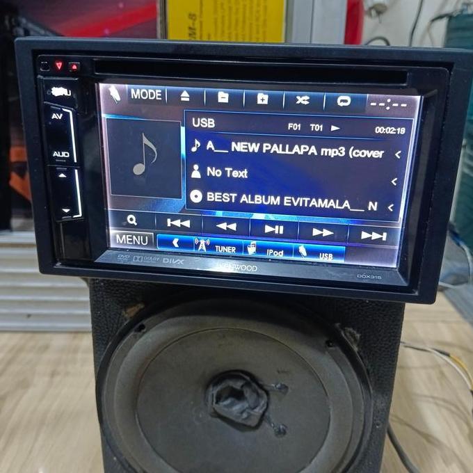 Headunit Doubel Din Tape Mobil Kenwood DDX 315 Tv Mobil