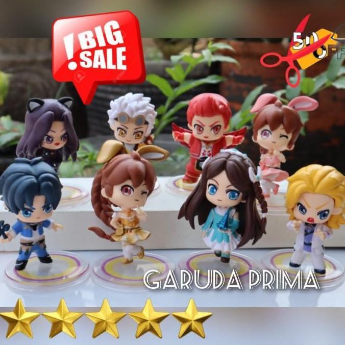 Action Figure Soul Land Douluo Dalu Tang san set isi 8 murah