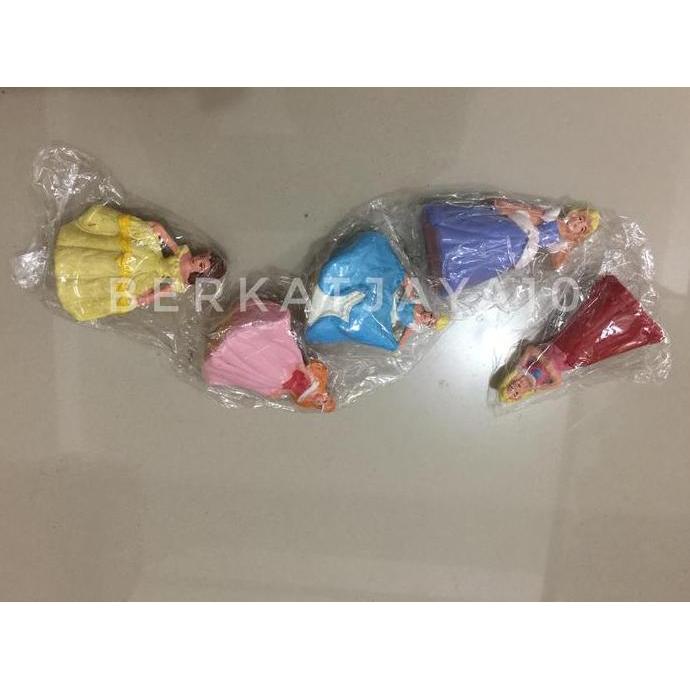 Topper Princess Putri Figure Set Figurine Hiasan Kue Tart Ulang Tahun