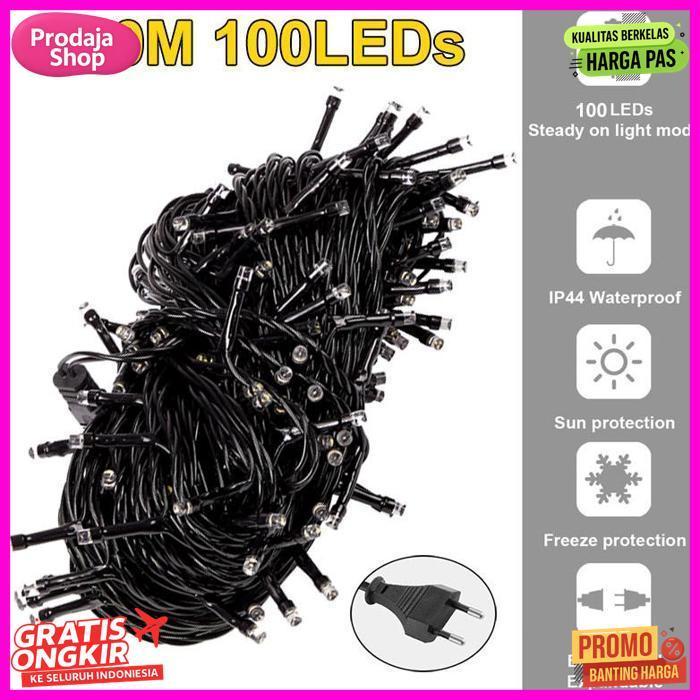 Premium Anbolt Lampu Tumblr Lampu Hias Lampu Natal 10M/20M Warna Warni/ Kuning Lampu Kelap Kelip Ant