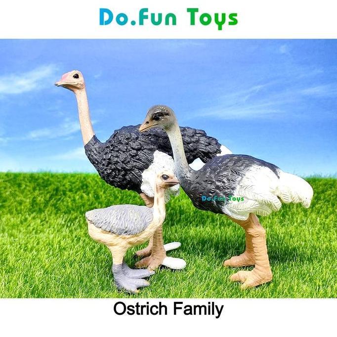 Ostrich Animal Figure/ Miniatur Binatang Burung Unta