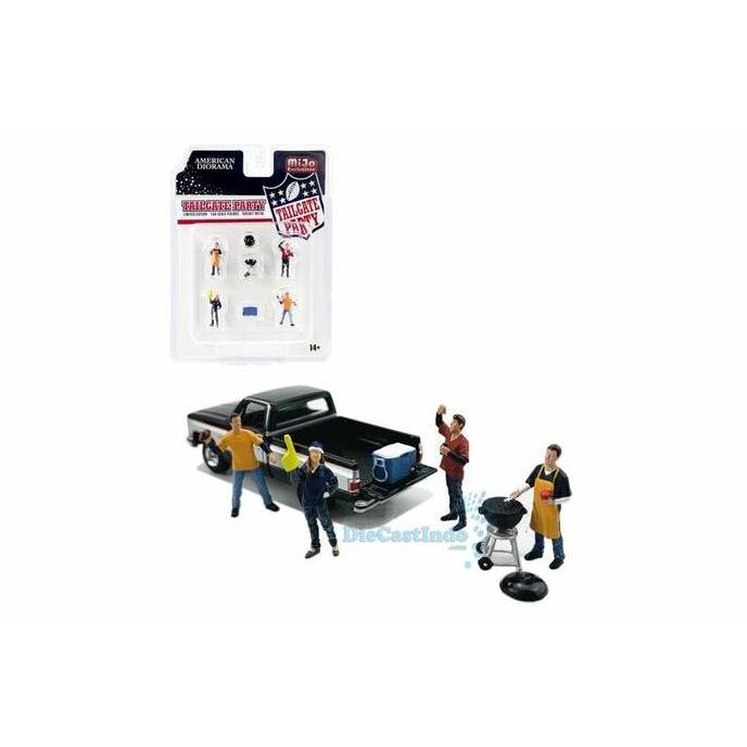 American ama Figure Tailgate Party Skala 1:64 Mijo Exclusive