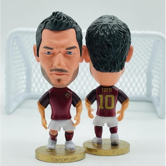 Figure Miniatur Pemain Bola Francesco Totti AS Roma Kodoto Soccerwe