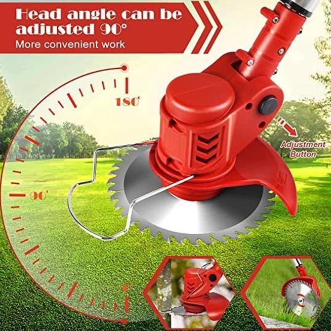 Mesin Potong Rumput 12V/24V/48V Cordless Lawn Mower Alat Potong Rumput