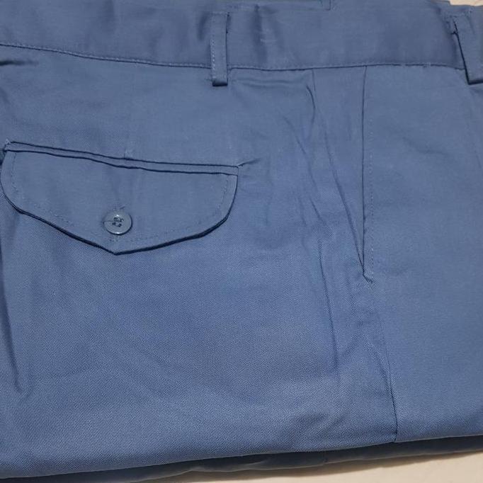 Celana SMA Abu" Bahan Drill