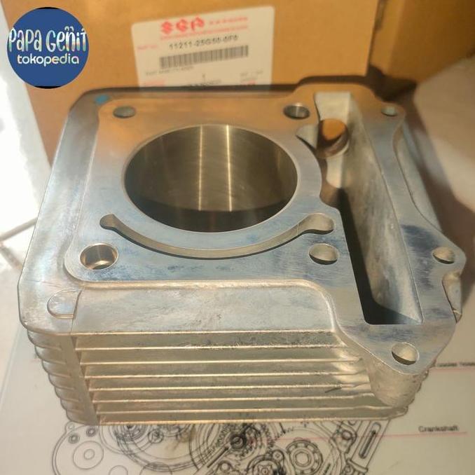 Block Seher Cylinder Satria Fu 150 Karburator Ori Nos Joss Harga Khusus