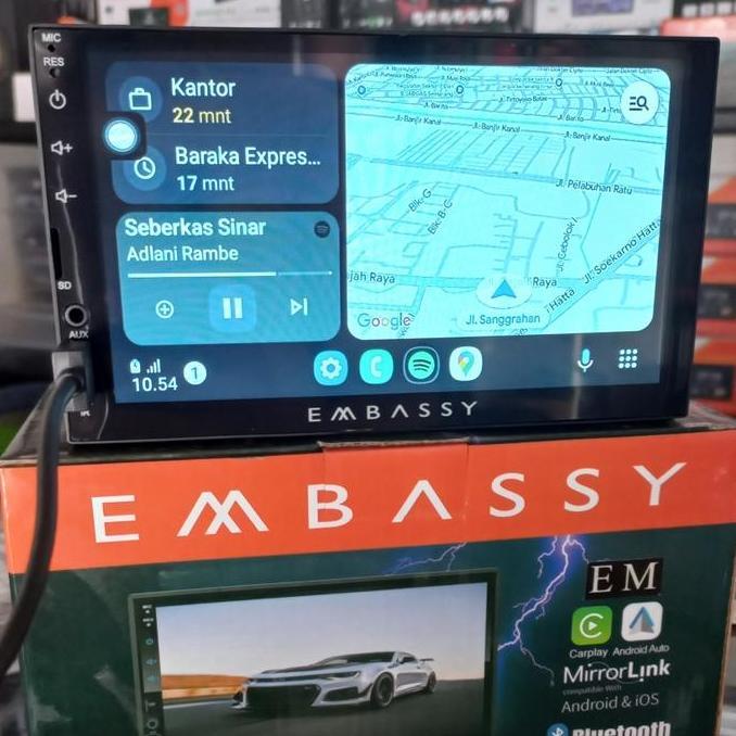 dekles embassy fitur android auto