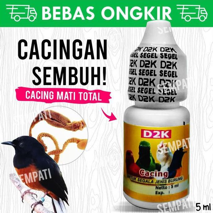 SEMPATI Cacing D2k Obat Burung Sakit Cacingan Fighter