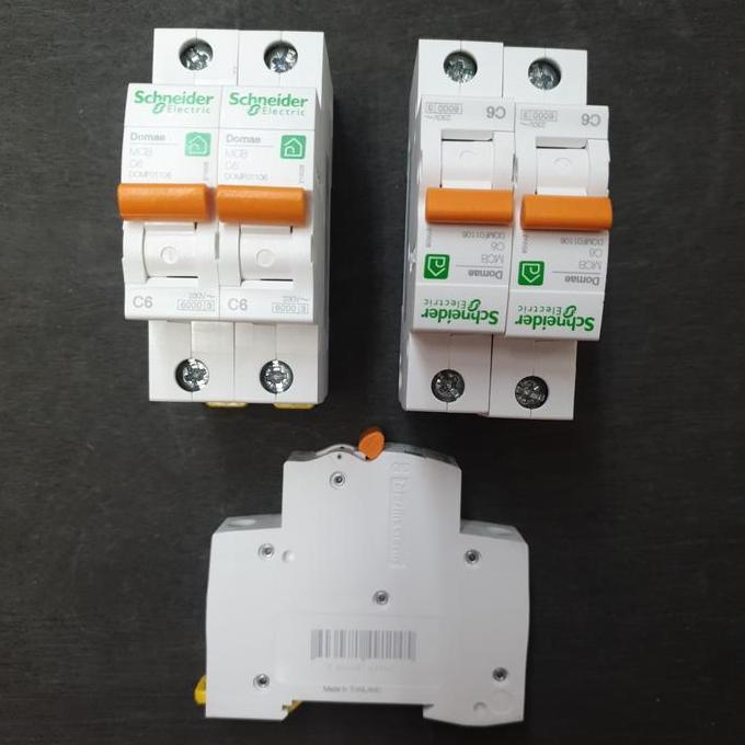 Terjangkau Mcb Schneider 6A 1Phase / Mcb 1P 6 Amper