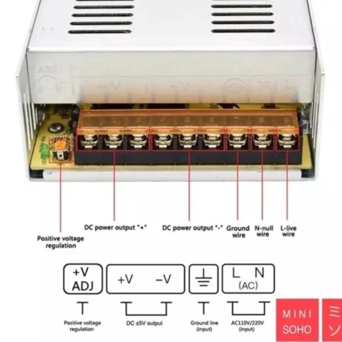 Miliki Power Supply 12V 50A Murni Barang Terjamin  12 Volt 50A