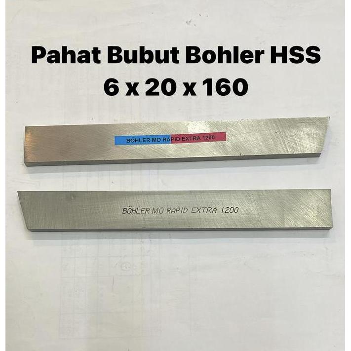 Pahat Bubut Bohler HSS 6 x 20 x 160 BARU