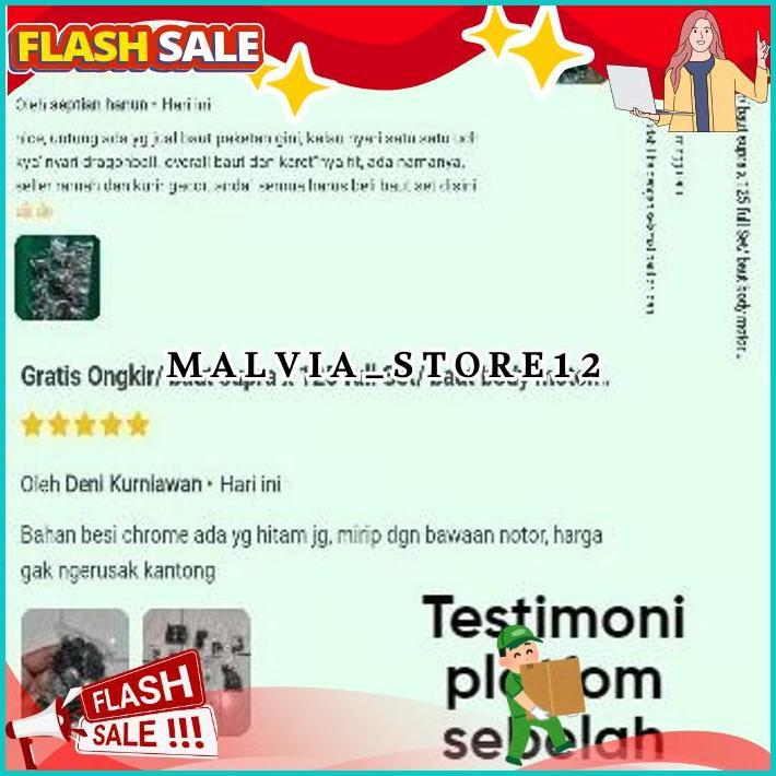 TERMURAH Baut Cover CVT Honda Spacy / Baut CVT Spacy 1Set / Baut Baut CVT Honda Spacy 1Set PROMO