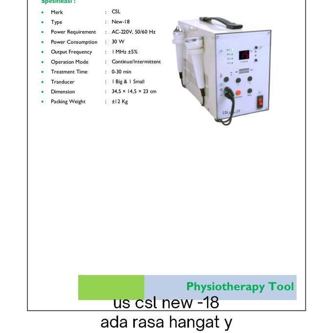 ULTRASOUND CSL NEW ORIGINAL DAN TERPERCAYA