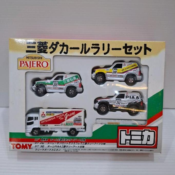 Tomica Mitsubhisi Pajero Rally Giftset