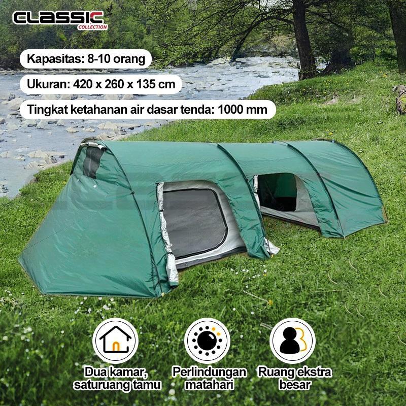 Tenda Camping Dome Terlaris/Camping 8 Person - Tenda Double Layer - Tenda Dome Ultralight/4 Orang Fr